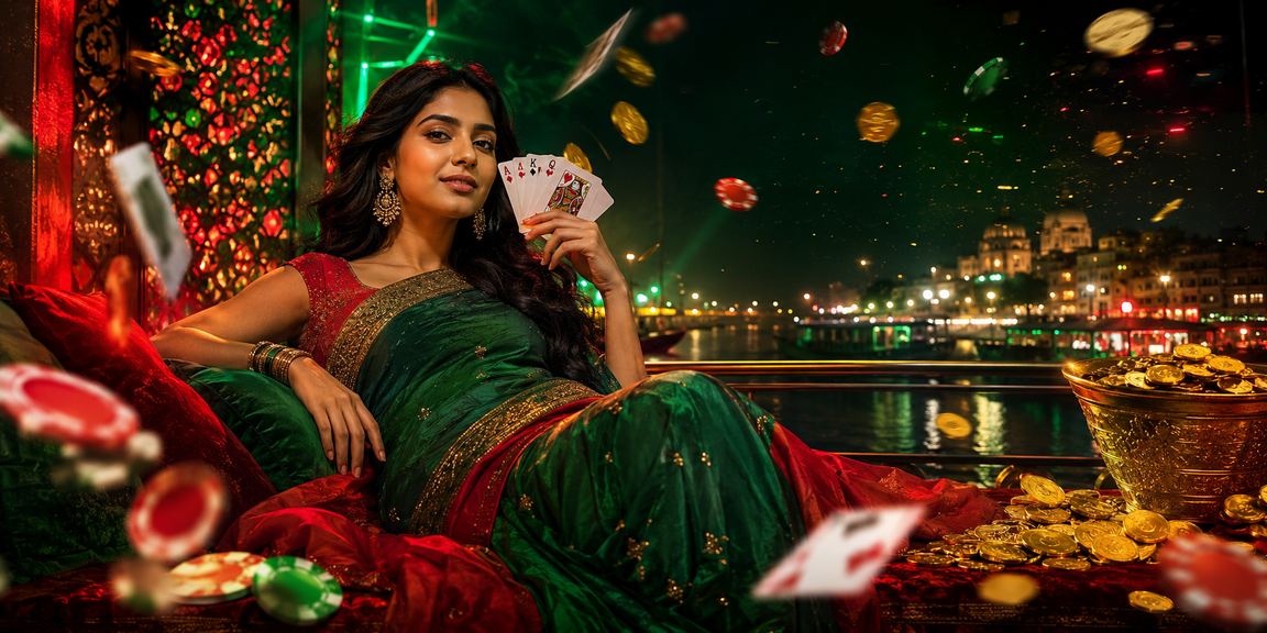 ঢাকায় রামি কার্ড গেম খেলছেন ব্যবহারকারীরা — লাল ও সবুজ রঙের পরিবেশে