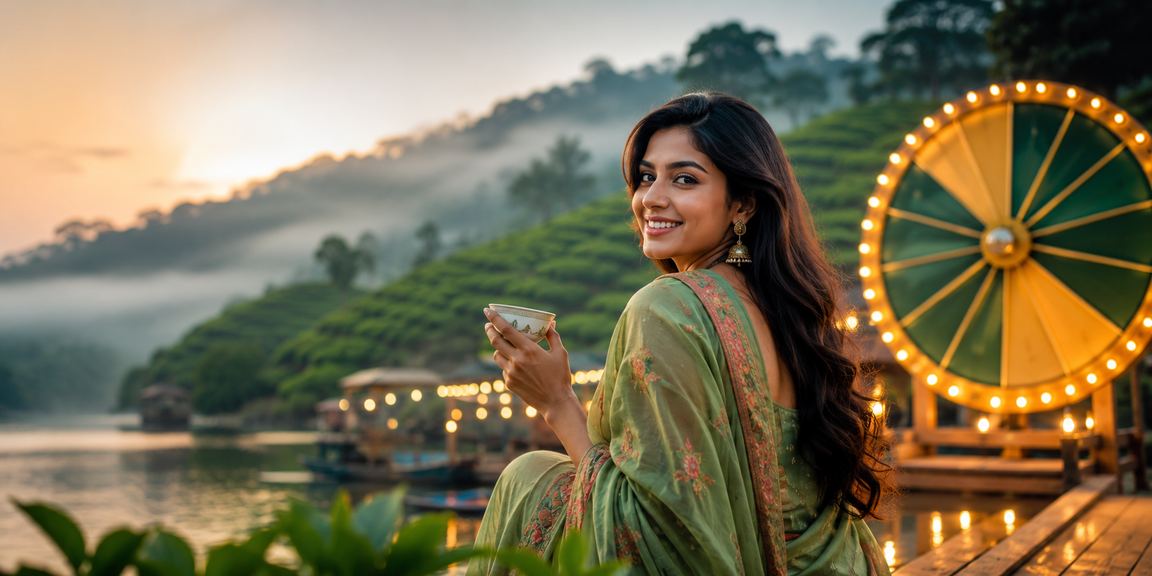রাঙামাটি চা বাগানে লাকি ড্র উপভোগ করছেন প্রতিযোগী